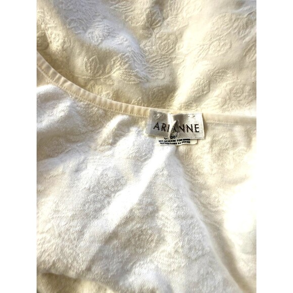 Arianne White Floral Stretch Lace Trim Camisole Size L - Picture 3 of 3